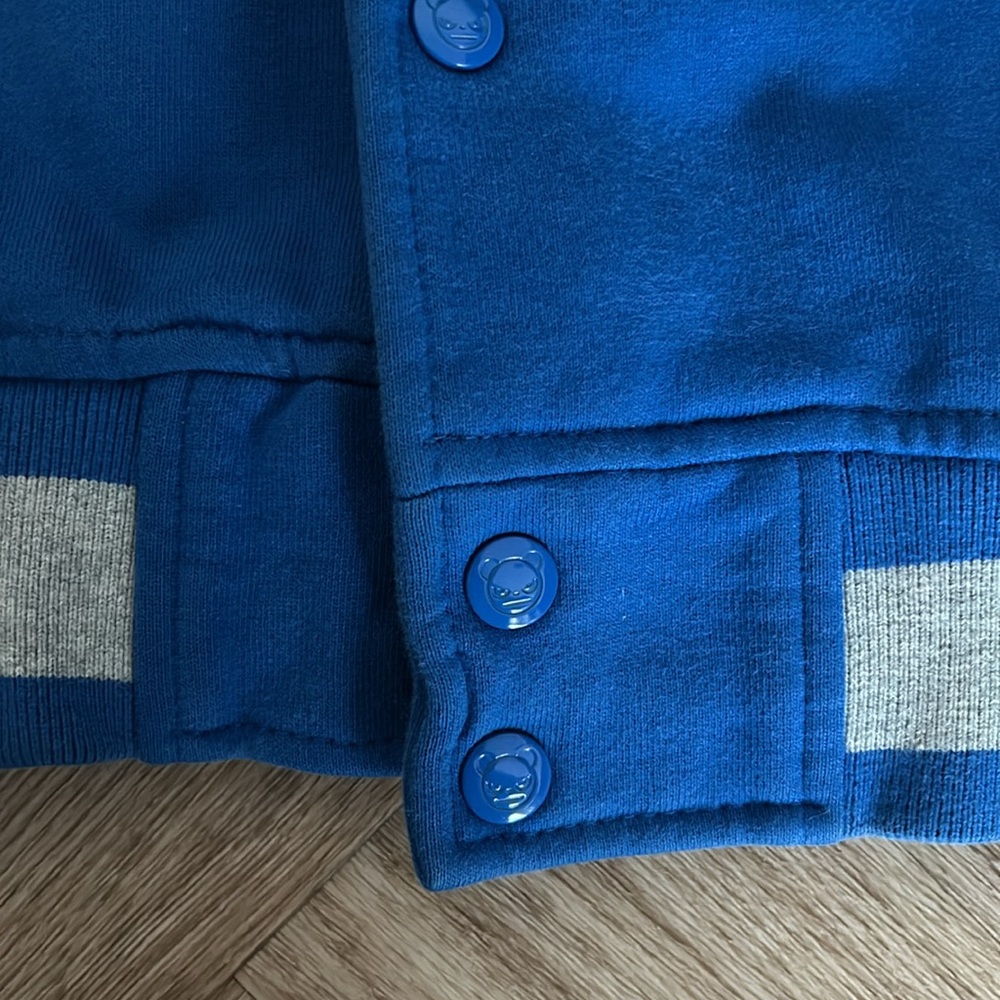 Hipanda Blue and Gray Varsity Jacket - Picture 10 of 10